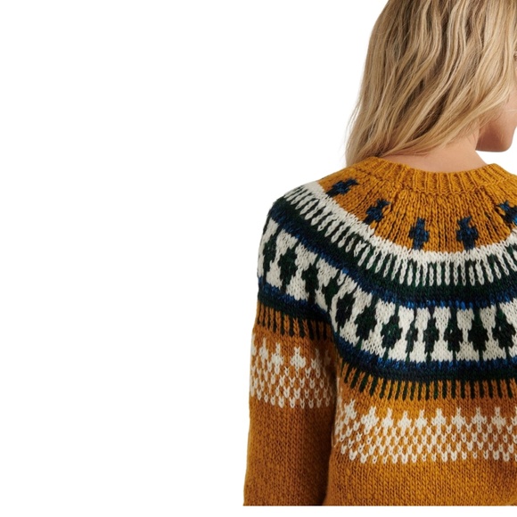 Lucky Brand Wool Blend Bold Fair Isle Sweater - Picture 2 of 16